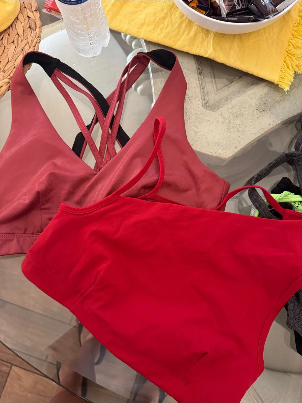Women's Hot Pink Sports Bra - Unbranded